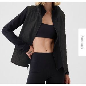 Gap fit Black Quilted Vest size medium